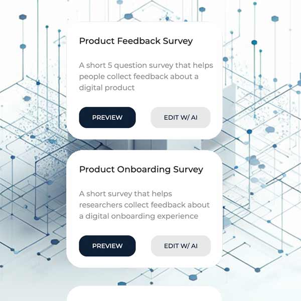 import surveys from prototypr.ai marketplace