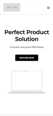 a minimalist product page